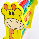 Numaratoare haioasa  Abacus Giraffe - socotitoare abac din lemn, model de girafa AcoolToy